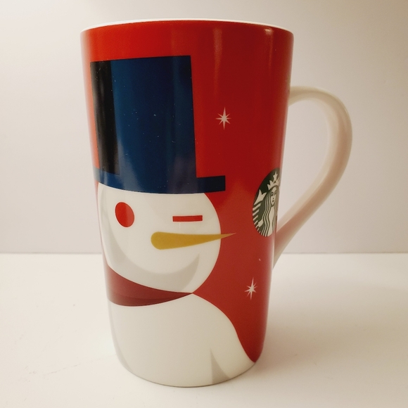 Starbucks Holiday Winking Snowman (2012) - Picture 1 of 6